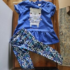Gymboree Blue Bear Pajama Set